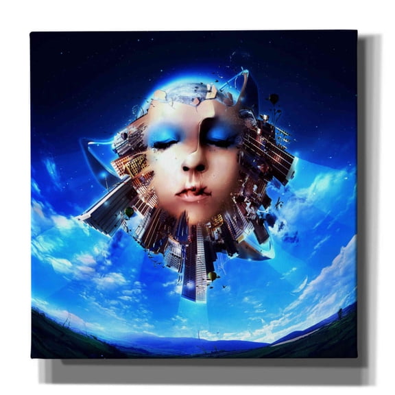 Cortesi Home 'City of Light' by Mario Sanchez Nevado, Canvas Wall Art, 37"x37"