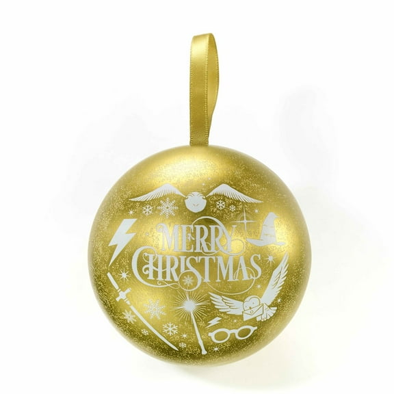 Harry Potter Gold Ornament with Deathly Hallows Keyring