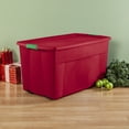thumbnail image 6 of Sterilite 45 Gallon Wheeled Latch Tote Plastic, Red Christmas, Set of 4, 6 of 10