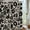 72"W x 72"L (Pack of 1), variant on Black Boho Vintage Floral Shower Curtain，Mid Century Modern Retro Cute Abstract Flower Leaves Aesthetic Bathroom Decoration，Polyester Fabric Waterproof Bath Curtain 72x72 Inch with 12 Hooks
