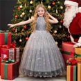 thumbnail image 2 of Jamsmile Toddler Girls Dress Sleeveless Formal Performance Lace Long Princess Dresses Childrens Girl Pageant Gowns Dress, 2 of 4