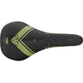 thumbnail image 2 of Chromag Lynx DT Saddle - Chromoly, Black/Tight Green, 2 of 5