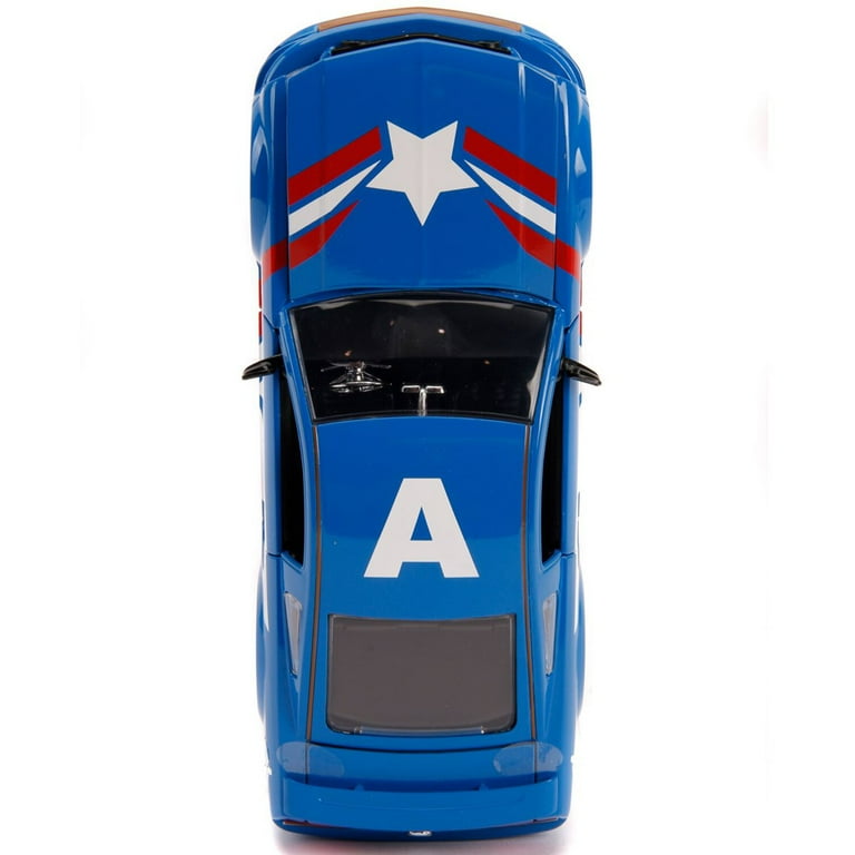 Captain America 2006 Ford Mustang GT 1:24 Vehicle & Figure