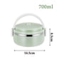 thumbnail image 4 of Caja Bento para útiles escolares, lonchera redonda de 1 capa, lonchera de acero inoxidable, lonchera, lonchera, lonchera para almacenar alimentos, lonchera para niños, comida caliente, 4 of 5