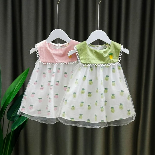 Zdmathe Cute Baby Girl Dress Solid Bow Lace Tulle Party Princess Dress Clothing Ineapple Dress For Toddler Kid Bebek Elbise Robe Bebe Walmart Com Walmart Com