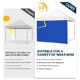 thumbnail image 3 of Pared Lateral SunWall MASTERCANOPY para Carpa Plegable 8x8 pies, 3 of 7