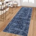 thumbnail image 1 of Gaderth 2x6 Kitchen Runner Rug, Non Slip Washable Rug for Bedroom, Modern Geometric Distressed Diamond Farmhouse Carpet, Low Pile Soft Stain Resistant Floor Rug for Office Nursery, 1 of 10