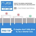 thumbnail image 4 of 5,000 Counts MEITE 22GA JT21 Crown Staples 3/8" Length Galvanized Upholstery Staples, 4 of 7