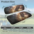 thumbnail image 3 of Psesaysky Bald Eagle Print Univesal Seat Covers for Golf Cart Ezgo Ordinary Seats, USA Flag Breathable Cloth Fashion Appearance Golf Cart Accessories, No Need Detaching Armrests, 3 of 8