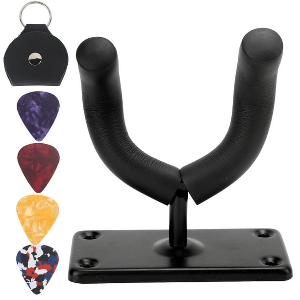 Colgador para cuerdas de pared para guitarra soporte de montaje en pared tubo de esponja de Metal balada soporte para instrumentos de bajo acústico eléctrico ANGGREK Otros