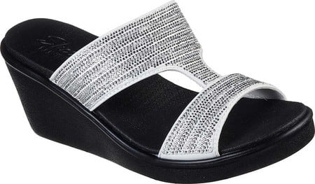 wedge heel skechers sandals