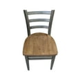 thumbnail image 2 of Emily Solid Wood Side Chair - Set of 2 Chairs in Hickory/Washed Coal, 2 of 10