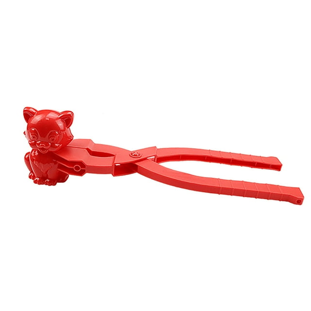 Outdoor Cat-Shaped Snowball Maker Clip, Quick Easy Use, Durable Plastic, Also for Sand/Mud, Fun Winter Toy for Kids