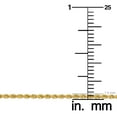 thumbnail image 4 of KoolJewelry 10k Yellow Gold Rope Chain Necklace (1.5 mm), 4 of 7