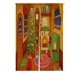 thumbnail image 1 of Cortina Noren ABPHQTO Navidad sala de estar Chimenea Reloj Abeto Japonés 85x120 cm, 1 of 1
