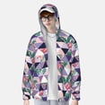thumbnail image 3 of Haiem Plaid Flamingo UPF 50+ Fishing Shirts for Men Long Sleeve UV Sun Protection Hoodie Non-Mask Outdoor Hiking Shirts, 3 of 8