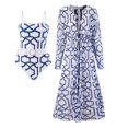 thumbnail image 3 of Conjunto de bikini para mujer con traje de baño para actividades acuáticas, natación, fiesta en la piscina Cinturón, 3 of 8