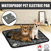 Waterproof Heated Mat Dog & Cat Pet Bed, Small, 18"x18"