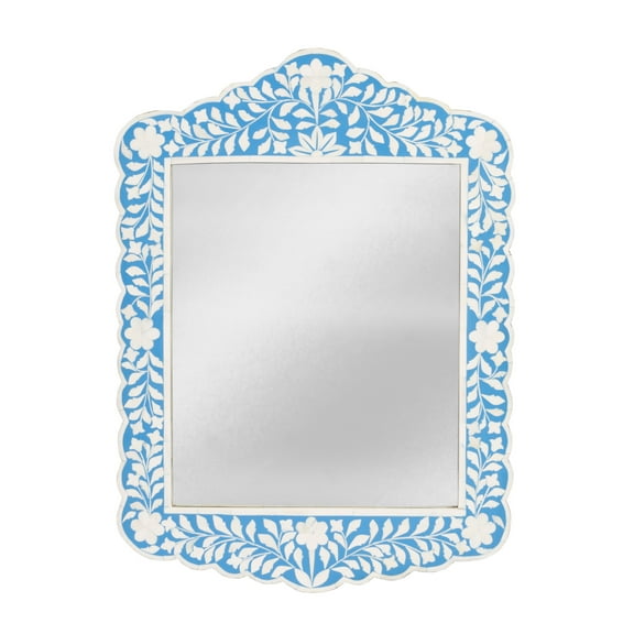 Butler Specialty Company, Vivienne Bone Inlay Wall Mirrored, Sky Blue