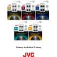 thumbnail image 5 of JVC Spiral Dot Replacement Earpieces, 4 Pieces EP-FX10 (L), size, Black, 5 of 7