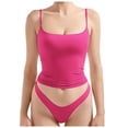 thumbnail image 1 of Camiseta sin mangas sexy de cuello cuadrado y tirantes ajustables para mujer - XS-XL, 1 of 7