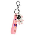 thumbnail image 4 of harmtty Cartoon Astronaut Design Doll Keychain Key Ring Bag Charm Pendant Decor Gift,Pink, 4 of 7