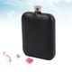 thumbnail image 4 of EeaseMX Botella de whisky cuadrada portátil de acero inoxidable con tapa plana para hombres y mujeres (negro), 4 of 7