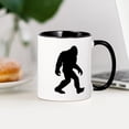 thumbnail image 3 of CafePress - Bigfoot Silhouette Mugs - 11 oz Ceramic Mug - Novelty Coffee Tea Cup, 3 of 4