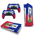 thumbnail image 5 of Haiti Haitian Flag Coat of Arms Red PS5/PS5 Pro/PS5 Slim Digital Disc Skin Sticker For Console And Controller Skins, 5 of 7