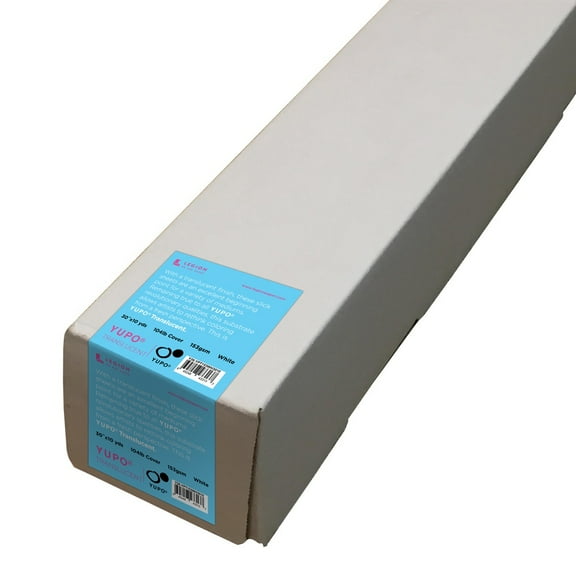Legion Yupo Synthetic Paper - 30" x 10 yds, Translucent, Roll