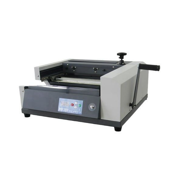 BS-3238 Semi-automatic Hot Melt Gluing Machine Glue Book Binder Paper Photo Book Thermal Binding Machine ,Easy to Operate