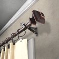 thumbnail image 2 of Joachim 13/16" Bay Window curtain rod 20"-36", 38"-72" - Satin Nickel,(ABay-82-5), 2 of 4