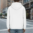 thumbnail image 4 of Fewfanhot Sweatshirts for Men Quarter Zip Long Sleeve Hoodies Winter Fall Casual Loose Fit Hooded Pullovers, 4 of 7