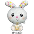 thumbnail image 3 of Diseño de decoración para fiesta de PASCUA con forma de conejo y pollito de aluminio, 3 of 5
