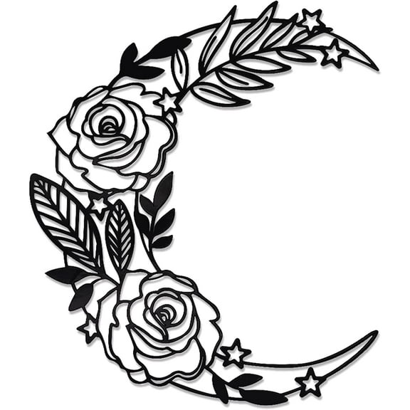 Decoration Wall Art Boho Wall Home Decor Hanging Appearance Wall Decor Metal Wall Hanging Decor