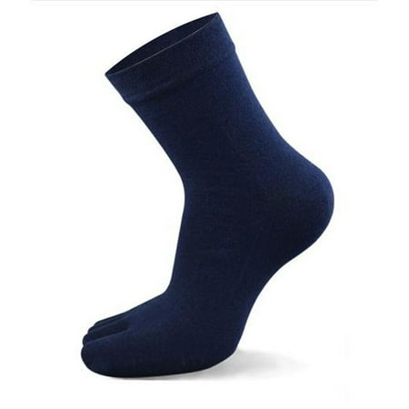 

Unisex Five Finger Toe Socks Solid Simple Cotton Blend Soft Breathable Hosiery