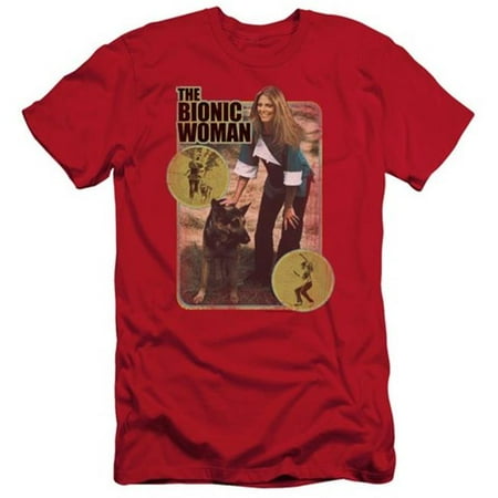 Alpinestars Bionic Neck Support - Trevco Bionic Woman-Jamie And Max Short Sleeve Adult 30-1 Tee, Red - Large