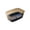 K, variant on HWRETIE Semi Enclosed High Sided Cat Litter Box Splash Proof Open Top Design Spacious Cat Toilet for Cats Under 10 Pounds Easy Clean Indoor Litter Tray