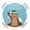 Brown, variant on Happy Groundhog Day Round Tablecloth for 45-54 Inch Tables,Fitted Table Cover with Elastic Edge,Cartoon Ground Hog Hole Blue Sky Country Waterproof Outdoor Table Cloth Protector for Patio Dinner