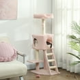 thumbnail image 2 of PawHut 47" Cat Tree Tower with Condo, Ladder, Scratching Posts, Ball, 2 of 10