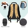 thumbnail image 4 of Bulopur Tropical Kids 17 Inch Backpack Set 4 PCS Tropical Pineapple Capybara Print School Bookbag with Lunch Bag, Water Bottle Sleeve and Pencil Case for Toddlers, 4 of 8