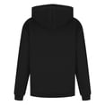 thumbnail image 5 of Wutalume Men's Sweat Jacket with Hood Leisure Hooded Jacket Zip Hoodie, Casual Sweatshirt Jacket for Winter, Plain Design with Pockets, Ideal for Men's Daily and Outdoor Use,Black XL, 5 of 7