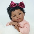 thumbnail image 4 of Muñeca Reborn Bebé KSBD de 18 Pulgadas Niña Negra Realista, 4 of 8