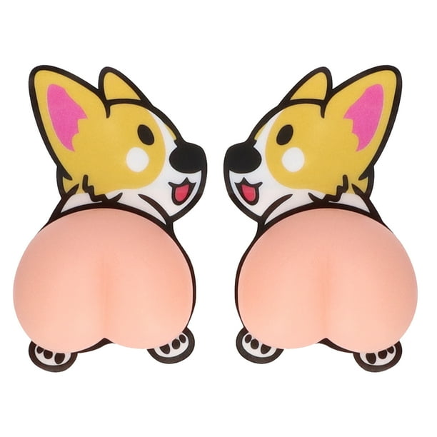 Pegatinas De Dibujos Animados En 3D Para El Culo Del Coche Calcomanías Personalizadas Para El Culo Del Coche Silicona 3D Anti-Colisión Anti-Rayado Puerta Del Coche Espejos Retrovisores 1 Par Monstrate VI009211-00