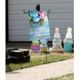 thumbnail image 3 of Happy Easter Eggs Garden Flag - 12" x 18", Double Sided Yard Decor Banner, Easter Egg Basket Spring Decorations, 3 of 4