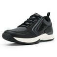 thumbnail image 3 of FitVille Tennis and Pickleball Sneakers Wide Toe Box and Arch Support Indoor Outdoor Men's Athletic Shoes Black Size 10.5 X-Wide, 3 of 9