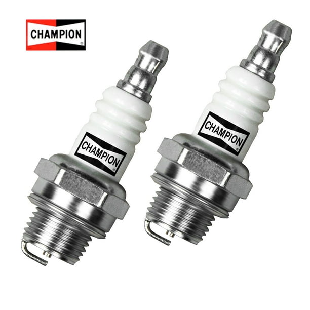 Small Engine Spark Plug for Lawn Equipment, (2 Pack) Champion CJ8 (843