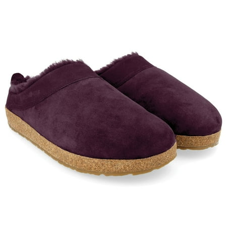 

HAFLINGER Women s Snowbird Clog Slipper Mauve - 713015-5