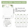 thumbnail image 4 of PLPPYFS 2026 Calendar, Spiral Wall Calendars 2026, 14.6" x 11.6" 12 Monthly Calendar from Jan. 2026 to Dec. 2026, Hanging Calendars for Home, Office, Classroom, Typography Monthly Planner, 4 of 10