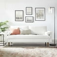 thumbnail image 3 of Modway Valour Performance Velvet Sofa in White, 3 of 10